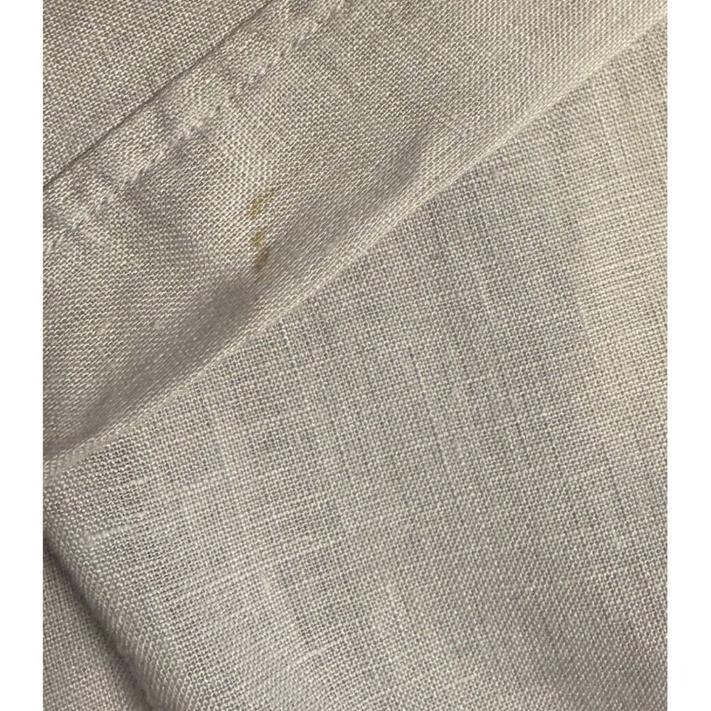 Uniqlo Womens Linen‎ Shirt XS Lilac Button Up Office Capsule Classic Minimalist - Picture 9 of 9